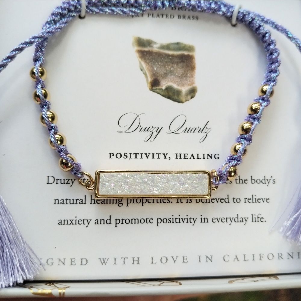 Luna🌙 Norte Lavender💜 Slide Closure Bracelet-NIB - Picture 8 of 11